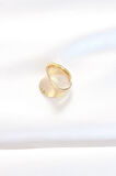 STİLLOVE Gold Renk Ayarlanabilir Kavisli Ayna Yüzük