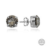 STİLLOVE Swarovski Crystal Taşlı Gümüş Çivili Kadın Küpe