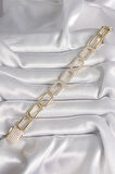 STİLLOVE Pirinç Gold Renk Zirkon Taşlı Zincir Model Xuping VIP Exclusive Seri Bileklik