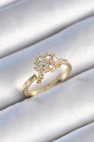 STİLLOVE Pirinç Gold Renk Zirkon Taşlı Kadın Yüzük