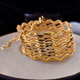 STİLLOVE Gümüş Zikzak Model Ajda Bilezik