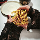 STİLLOVE Gümüş Burma Gold Bilezik