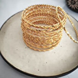 STİLLOVE Gümüş Burma Gold Bilezik