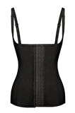 Kadın Siyah Önden Agraflı Yelek Bel Korsesi 2875
