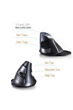 Deluxe M618GX Ergonomik Dikey 6 Buton Kablosuz Mouse