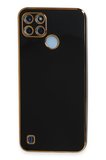 Realme C25Y Kılıf Volet Silikon - Siyah