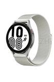 Samsung Galaxy Watch 4 Metal Mıknatıslı Kordon - Gümüş