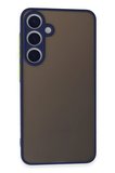 Samsung Galaxy S24 Kılıf Montreal Silikon Kapak - Lacivert
