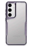 Samsung Galaxy S24 Kılıf Boyi Silikon Kapak - Derin Mor