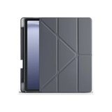 Huawei Honor Pad X9 11.5 Kılıf Kalemlikli Mars Tablet Kılıfı - Koyu Gri