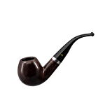 Şahin Üç Yıldız 273 9mm. Filtreli Ebonit Saplı Pipo (237491)