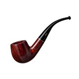 Şahin Kuyruklu Yıldız 243 9mm. Filtreli Ebonit Saplı Pipo (238295)