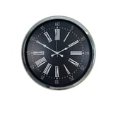 Krom Vıctoria 52 Cm Metal Duvar Saati