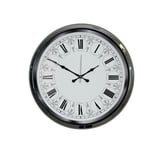 Krom Majestic 52 Cm Metal Duvar Saati