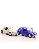 Sevgiliye Eşe Hediye 4 Adet Metal Vosvos Araba Dıe Cast Büyük Boy 12cm Nostalji Set
