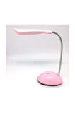 Dekoratif Masa Lambası Mini Bükülebilir Led Masa Lambası Pembe Renk Pilli