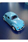 Mavi Çek-Bırak Metal Vosvos Araba Dıe Cast Büyük Boy 12cm