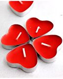 25 Adet Kalpli Tealight Mum + 1500 Adet Kuru Gül + 365 Gün Söz Kartları + 1 Adet Seni Seviyorum Yastık