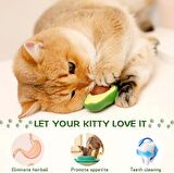 Kedi Nanesi Oyuncağı Avokado Catnip 360 Derece Dönen Kedi Nanesi Oyuncağı Kedi Çimi 