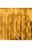 Dekoratif Led Işık Perde Led 3 Metre Kumandalı 8 Ayrı Moda Sahip 3 mt X 3 mt Perde Peri Led Usb