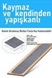 Halifleks Yapışkan Tabanlı Merdiven Basamak Paspası Rip Halı Kaymaz Tabanlı - Füme