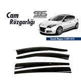 Cam Rüzgarlığı Renault Megane 2009-2016 Mügen Tip Piano Black