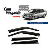 Cam Rüzgarlığı Renault Symbol Thalia 2008-2012Mügen Tip Piano Black
