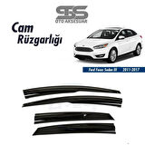 Cam Rüzgarlığı Ford Focus 2011-2017 Sedan Mügen Tip Piano Black