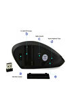 Kablosuz Ergonomik Dikey Mouse 80012001600 DPI