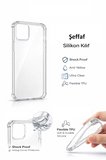 Galaxy A51 Uyumlu Şeffaf Telefon Kılıfı Esnek Darbe Koruyucu