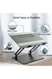 Full Alüminyum Ayarlanabilir MacBook Laptop Standı 10-17 inç