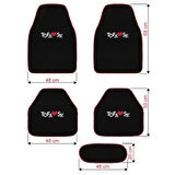 Tofaş Şahin Doğan Kartal Nakışlı Oto Halı Paspas | Tofaş Torpido Alt Kaplama Örtüsü