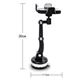 Sylar Jel Vantuzlu Cama Takılabilen Güçlü 360 Derece Dönebilen Ayarlanabilir Araç Içi Vantuzlu Telefon Tutucu