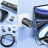 Sylar Cep Tipi 60W Bas Aç Type-C,İphone Şarj,Micro USB Hızlı Şarj Data Kablo Seti