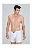 Erkek Beyaz Arsenal 2li Boxer