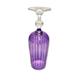 Leonarte Casa Menşeli Bohemia Sarpy 180ml Kristal Mor Renkli Kadeh 1 Adet 