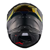 Y.100R SUBSONIC MAT SİYAH-KIRMIZI KASK