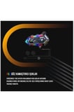 Time&Tech Y20 RGB Kask ıntercomu Kask İçin Bluetooth Kulaklık