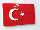 Seramik Türk Bayrağı 23x15 cm