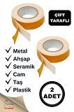 Süngerli Çift Taraflı Ultra Yapışkan Iç Dış Mekan Tamir Çok Amaçlı Köpük Bant 2 Mt 19 Mm