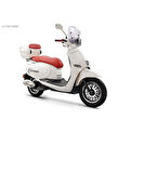 Kuba Brilliant 125-150-50 Cc Scooter Ayna Takımı Beyaz (10 Mm Düz Diş) _Supermoto