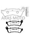 Honda Nss 250 Forza 250 Ön Fren Balatası Kaliteli ( 2018-2023 )_Supermoto