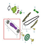 Bajaj Pulsar Ns 200 ,Rs 200 Uyumlu Eksantrik Mili Tek Yivli Kam Euro3 Yan Sanayi 2014-2017_Supermoto