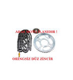 Honda Cbr 125 Zincir Dişli Seti 2011-2017 (Zincir Oringsiz Düz Zincir ) _Supermoto