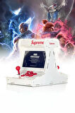 SUPREME Çift Arcade Kol 10inç Çift Ekran 3000+ OYUNLU RETRO ARCADE ATARİ Old School - Street Fight