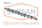 Supsan E0004022-01 Eksantrik Mili Egsoz Megane 1.4 1.6 16V K4M K4J Dokum 7700110676