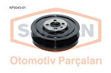 Supsan KP0043-01 Krank Kasnağı Polo-A2-Cordobo-Ibiza IV-Fabia 1.4 TDI 045105243