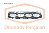 Supsan S0082003-01 Silindir Kapak Contası 1 Çentik Mls Doblo Marea 1.9 JTD 1.9 Multijet 46449944