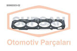 Supsan S0082003-02 Silindir Kapak Contası 2 Çentik Mls Doblo Marea 1.9 JTD 1.9 Multijet 60816235