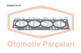 Supsan S0082019-01 Silindir Kapak Contası 1 Çentik Saclı Özel KlınGrit Kangoo Megane Laguna 1.9D F8Q Yeni Motor 7700875717